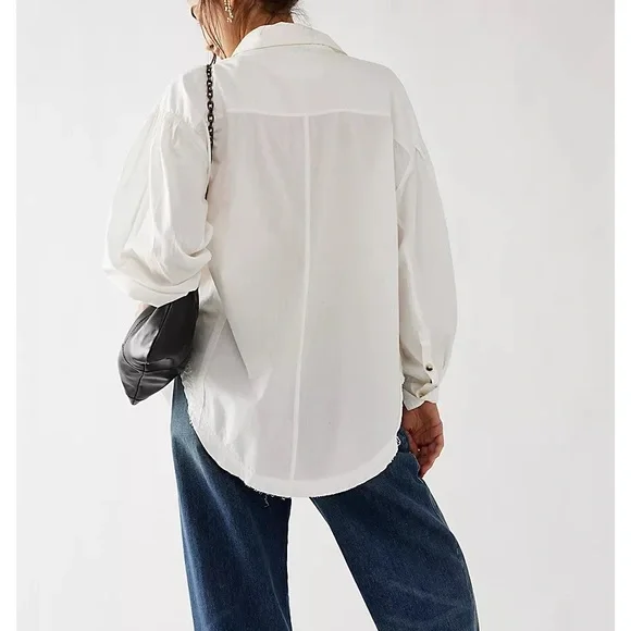 ✨HPx2✨ NWTS FP POPLIN TOP (M) - Picture 6 of 11